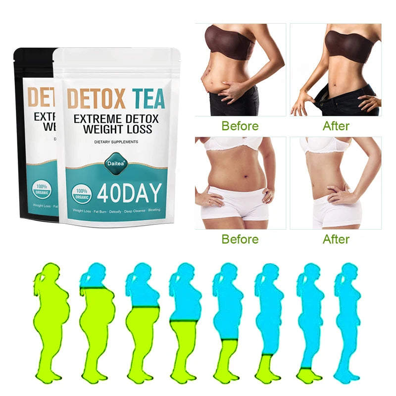 Daitea Detox Tea for Weight Loss and Deep Cleansing