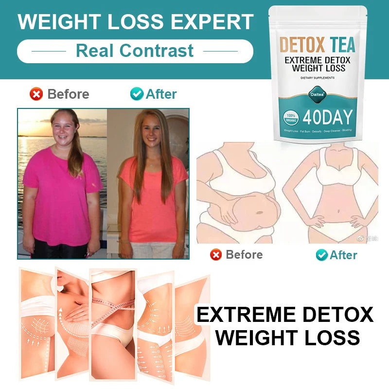 Daitea Detox Tea for Weight Loss and Deep Cleansing