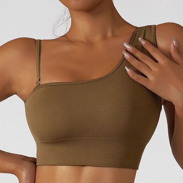 One Shoulder Sports Top