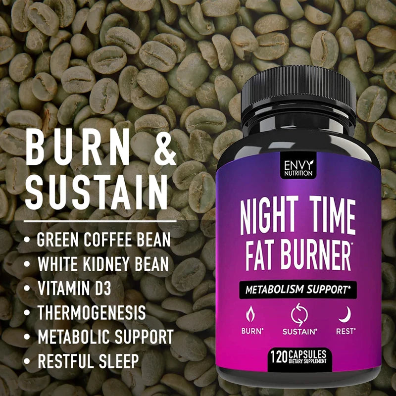 Envy Nutrition Night Time Fat Burner - Metabolism Support Supplements