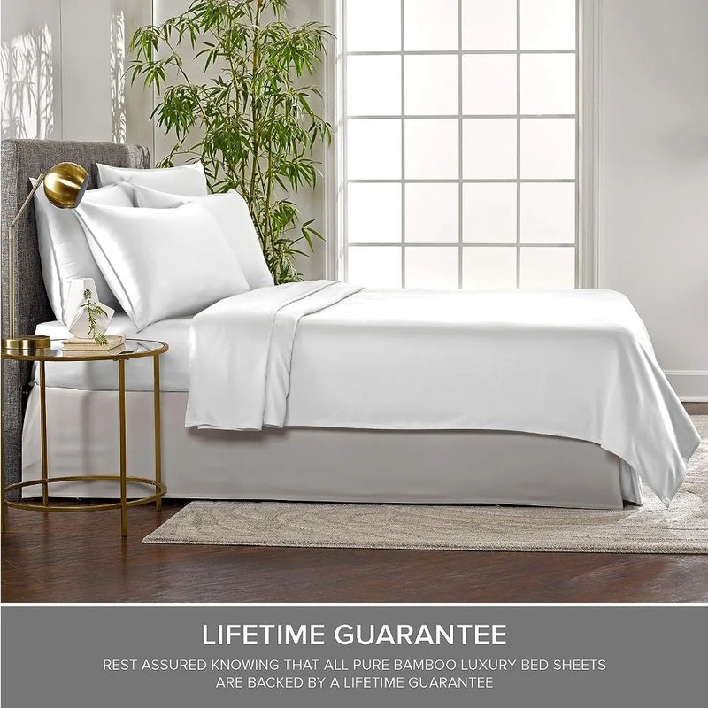 King Size Luxury Bed Set 100% Organic Bamboo Viscose Linen