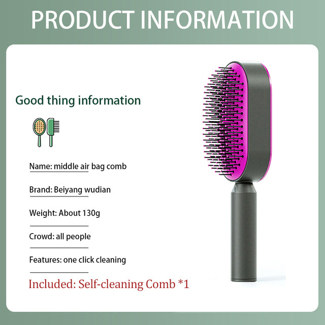 One-Key Massage Comb