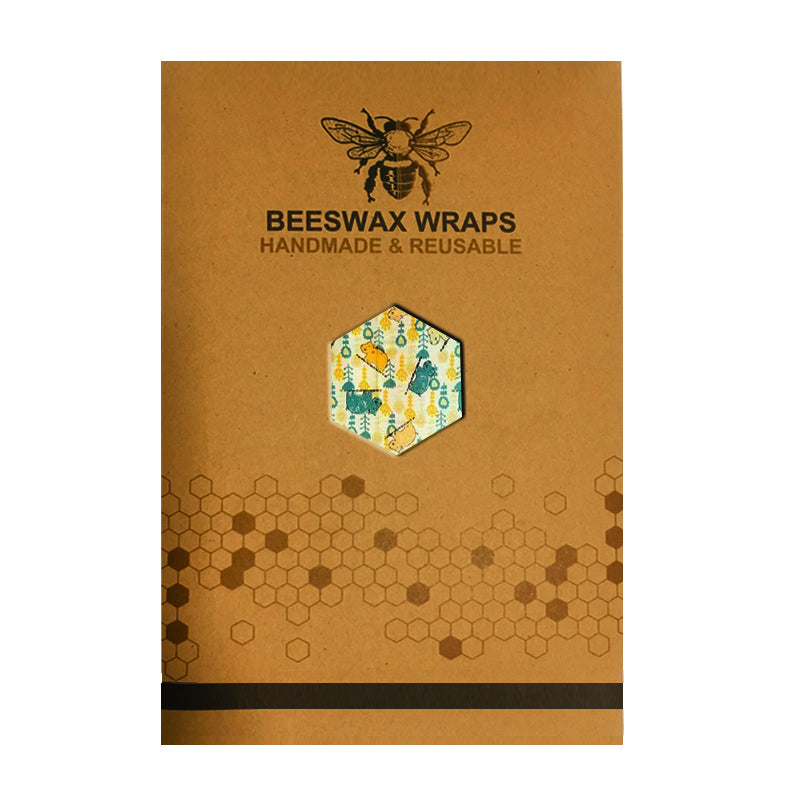 Eco-Friendly Reusable Food Wraps Fresh Keeping Storage Organic Beeswax Cloth Cling Wrap