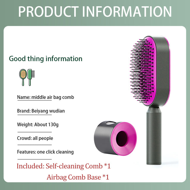 One-Key Massage Comb