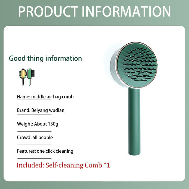 One-Key Massage Comb