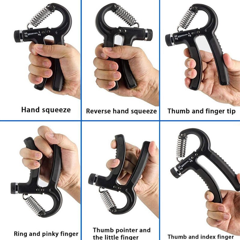 Adjustable Spring Hand Grip Wrist Flexor