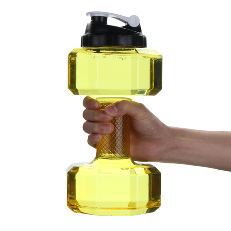 2.2L  Dumbbell Shaped Bpa-Free Plastic Water Bottle