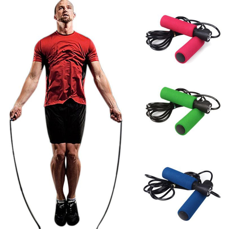 2.5m PVC cord Aerobic Exercise Skipping Jump Rope Adjustable Bearing Speed Fitness Gifts#