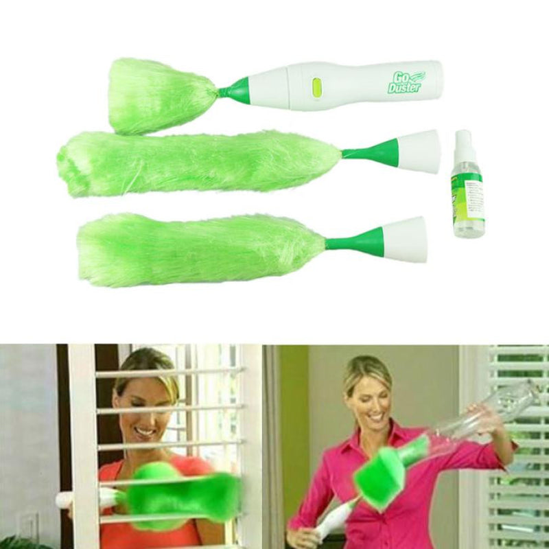 Multifunctional Green Feather Duster