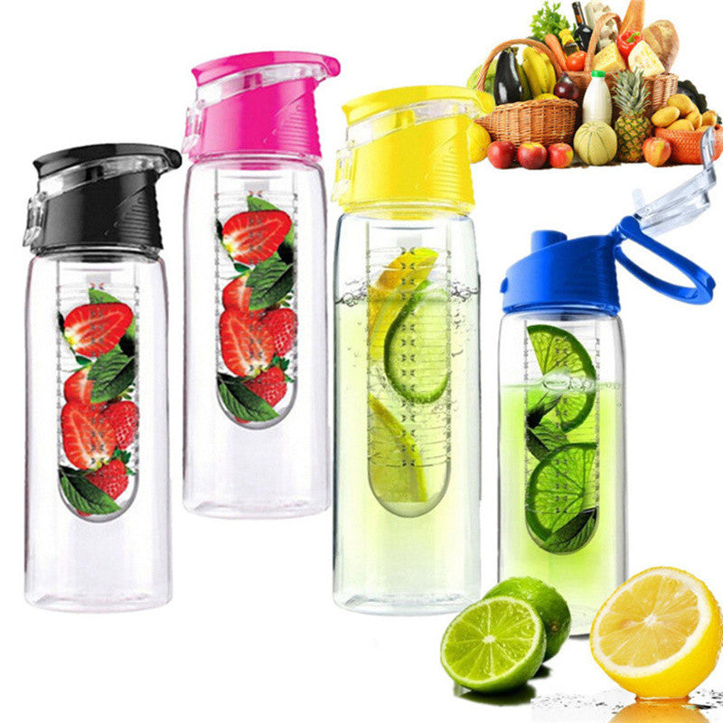 27 oz. Fruit Infuser Water Bottle, Eco-friendly, BPA-free