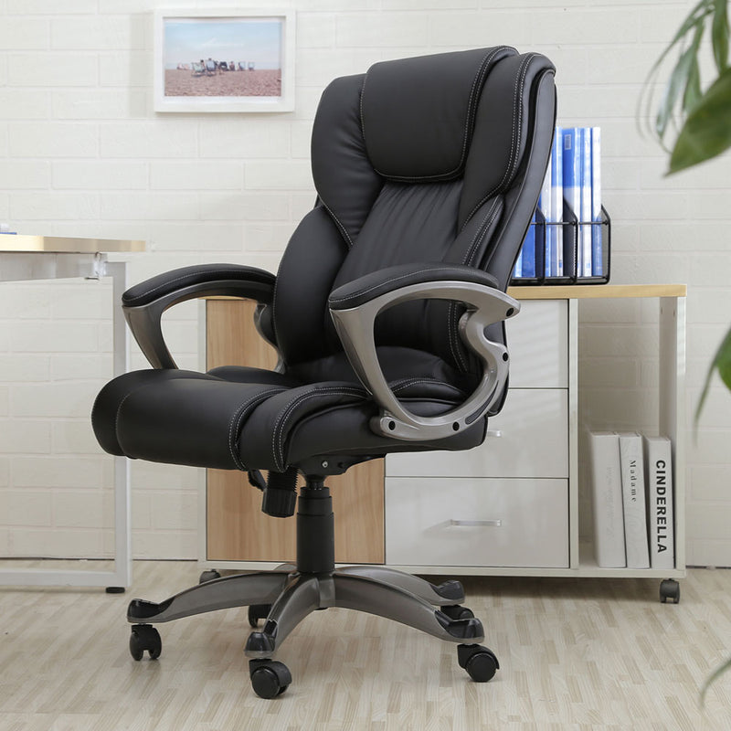 Faux Leather Executive Swivel Chair