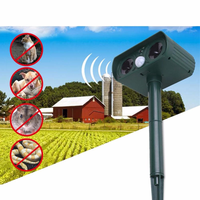 Eco Friendly Solar Ultrasonic Pest and Rodent Repellent