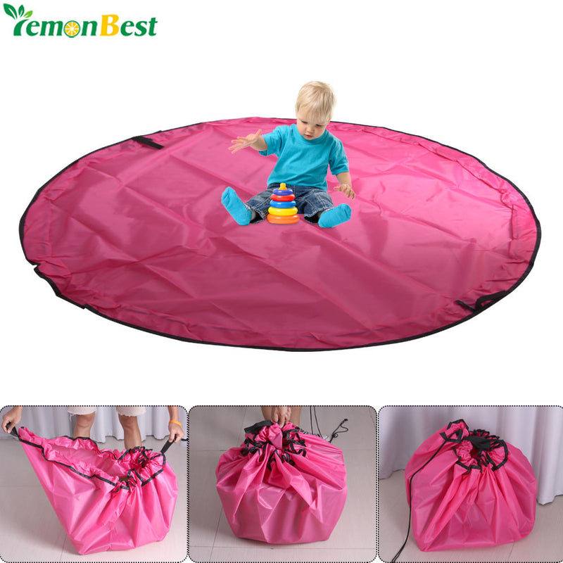 Large Portable Baby Toy Storage Bag & Play Mat - Waterproof
