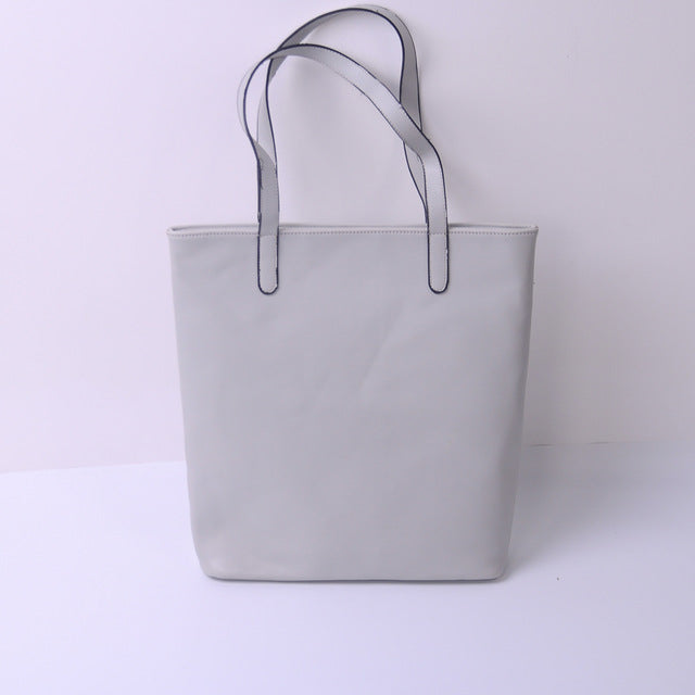 Wholesale Camel Trunk Tote With Long handles , Faux Leather Mint Medium Size Rectangle Totes Vegan Leather Tote DOMIL-101730N