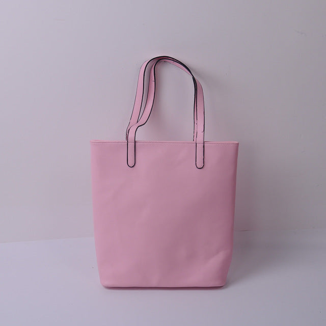 Wholesale Camel Trunk Tote With Long handles , Faux Leather Mint Medium Size Rectangle Totes Vegan Leather Tote DOMIL-101730N