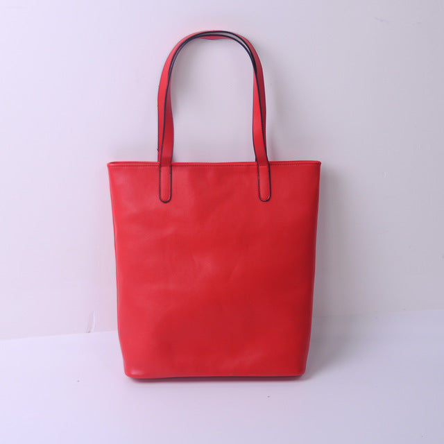 Wholesale Camel Trunk Tote With Long handles , Faux Leather Mint Medium Size Rectangle Totes Vegan Leather Tote DOMIL-101730N