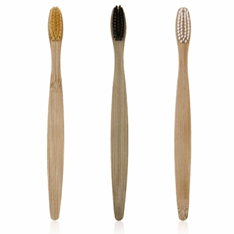 3pcs/set Environment friendly Healthy Wood Toothbrush Bamboo Tooth brush Soft Bamboo Fibre Wooden Handle Low carbon Eco