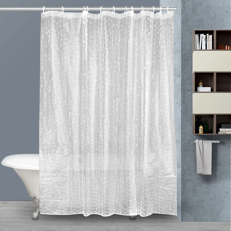 Eco Friendly Shower Curtain Clear Liner EVA Plastic Mildew Proof