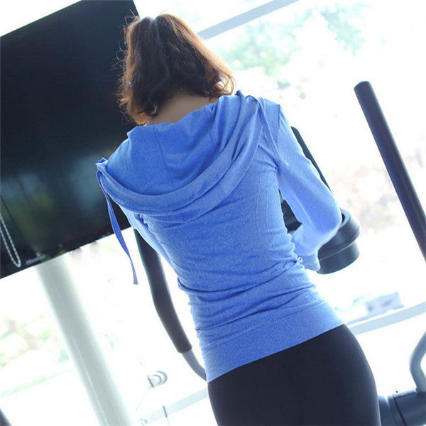 Women's Quick-drying Long-sleeved Yoga Jacket